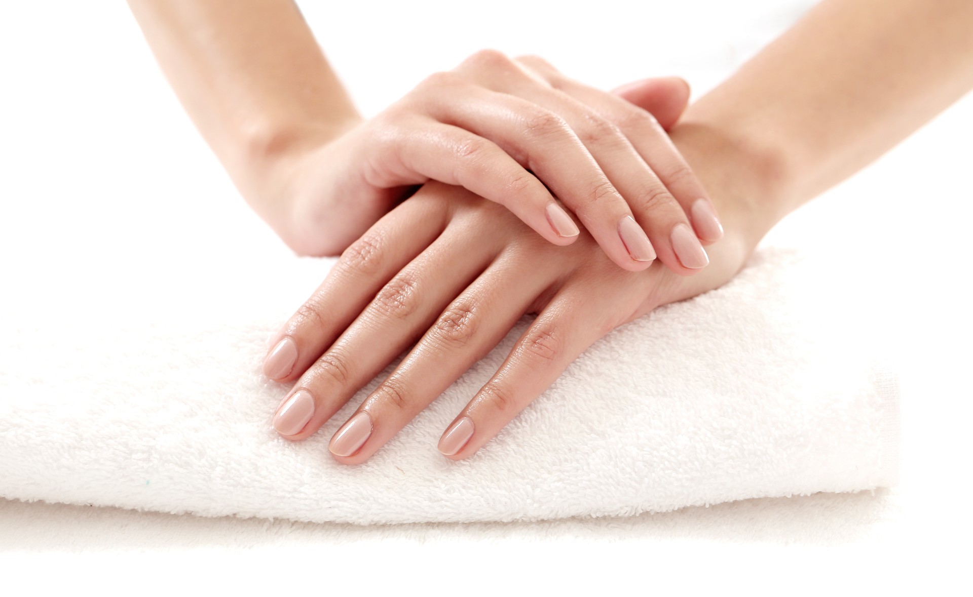 Hand with nice nails